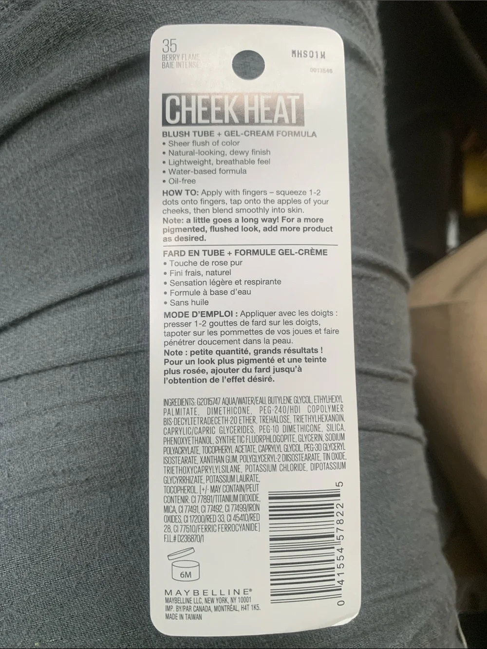 Maybelline Cheek Heat Gel-Cream Blush - Berry Flame